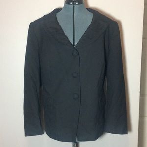 Tahari plus size black blazer